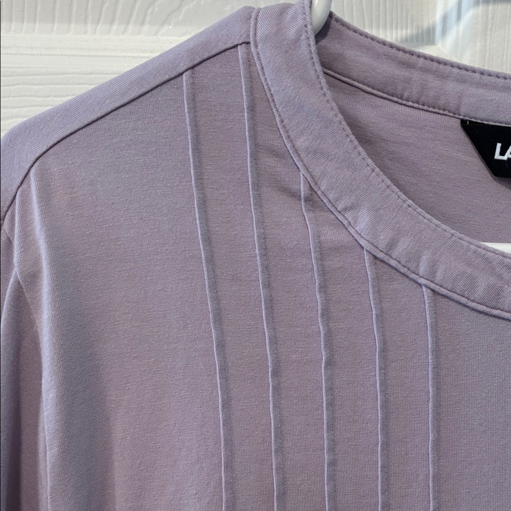 Lands' End Women's Lavender Blouse - Picture 3 of 9